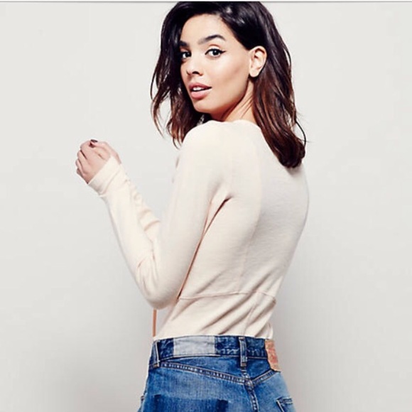 Free People Lace Up Top NWT - Picture 3 of 4